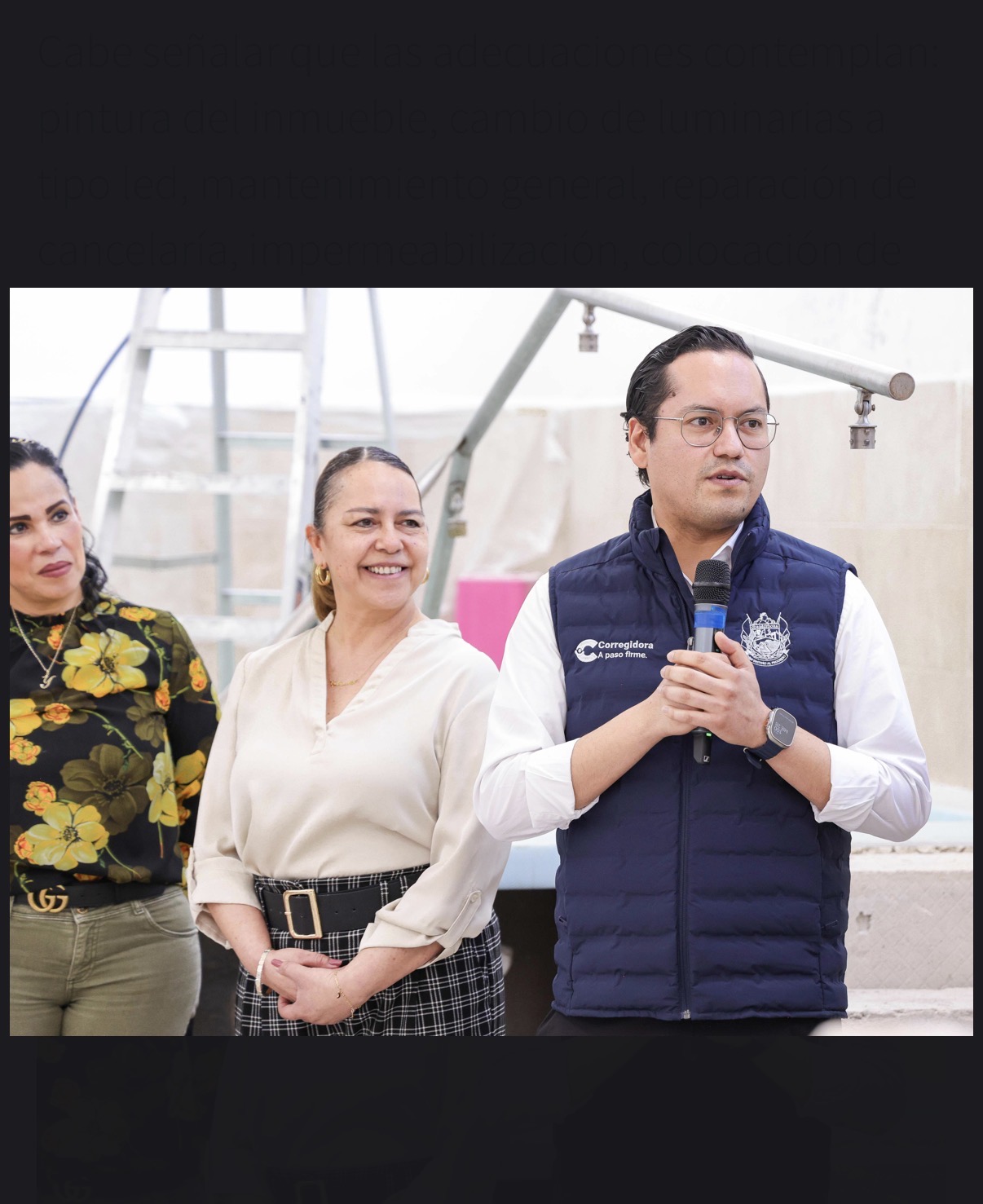 Chepe Guerrero supervisa la obra de rehabilitación de la UBR del DIF Corregidora