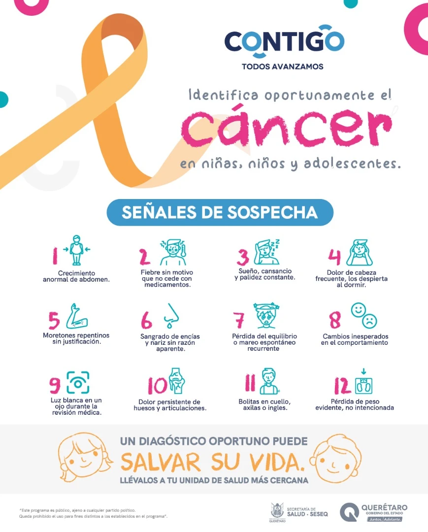 Querétaro fortalece acciones de prevención y tratamiento del cáncer infantil