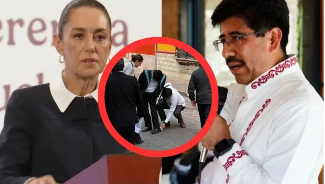 Sheinbaum reacciona a la limpiada de zapatos del “ministro del pueblo” Hugo Aguilar