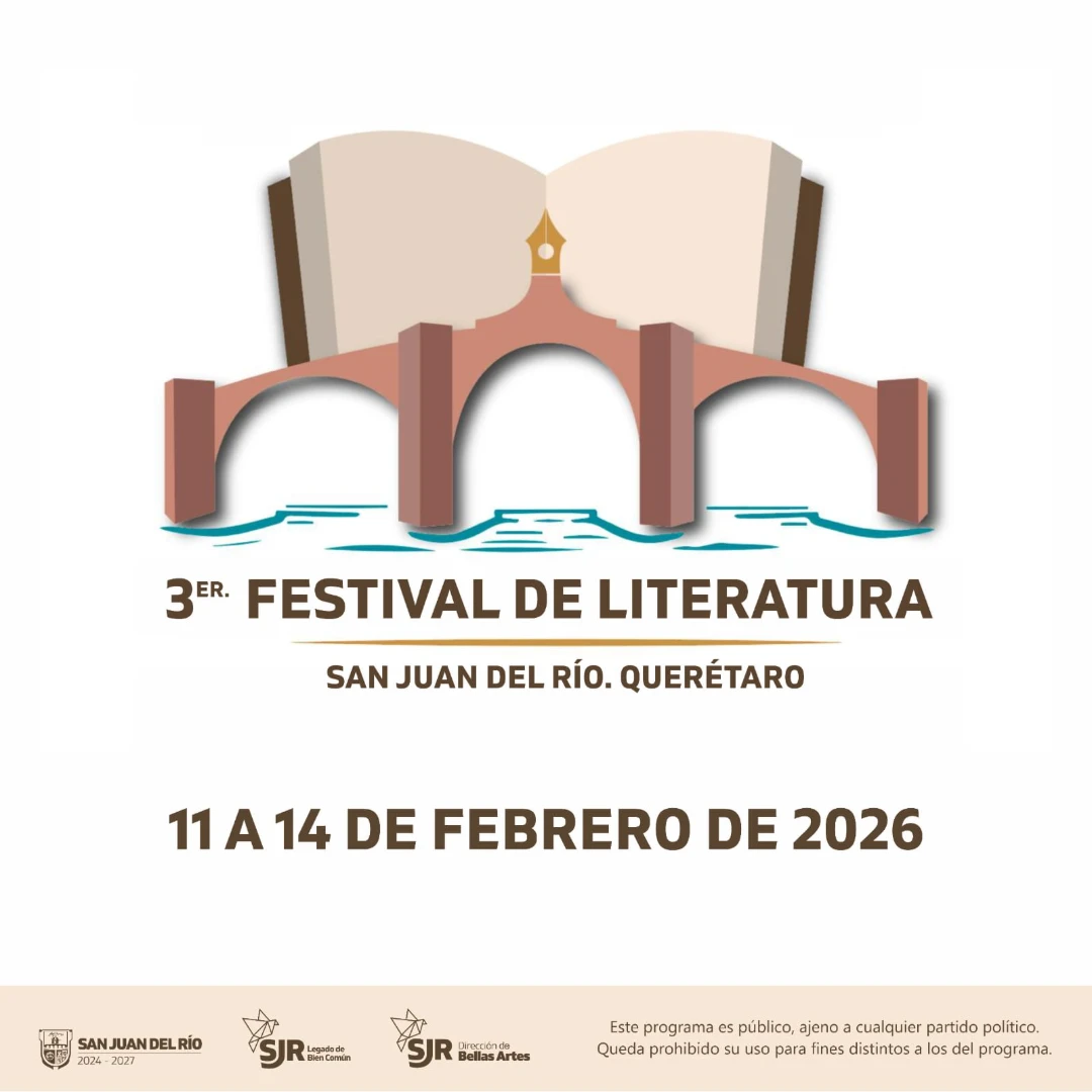 📖✨ San Juan del Río celebrará el Tercer Festival de Literatura