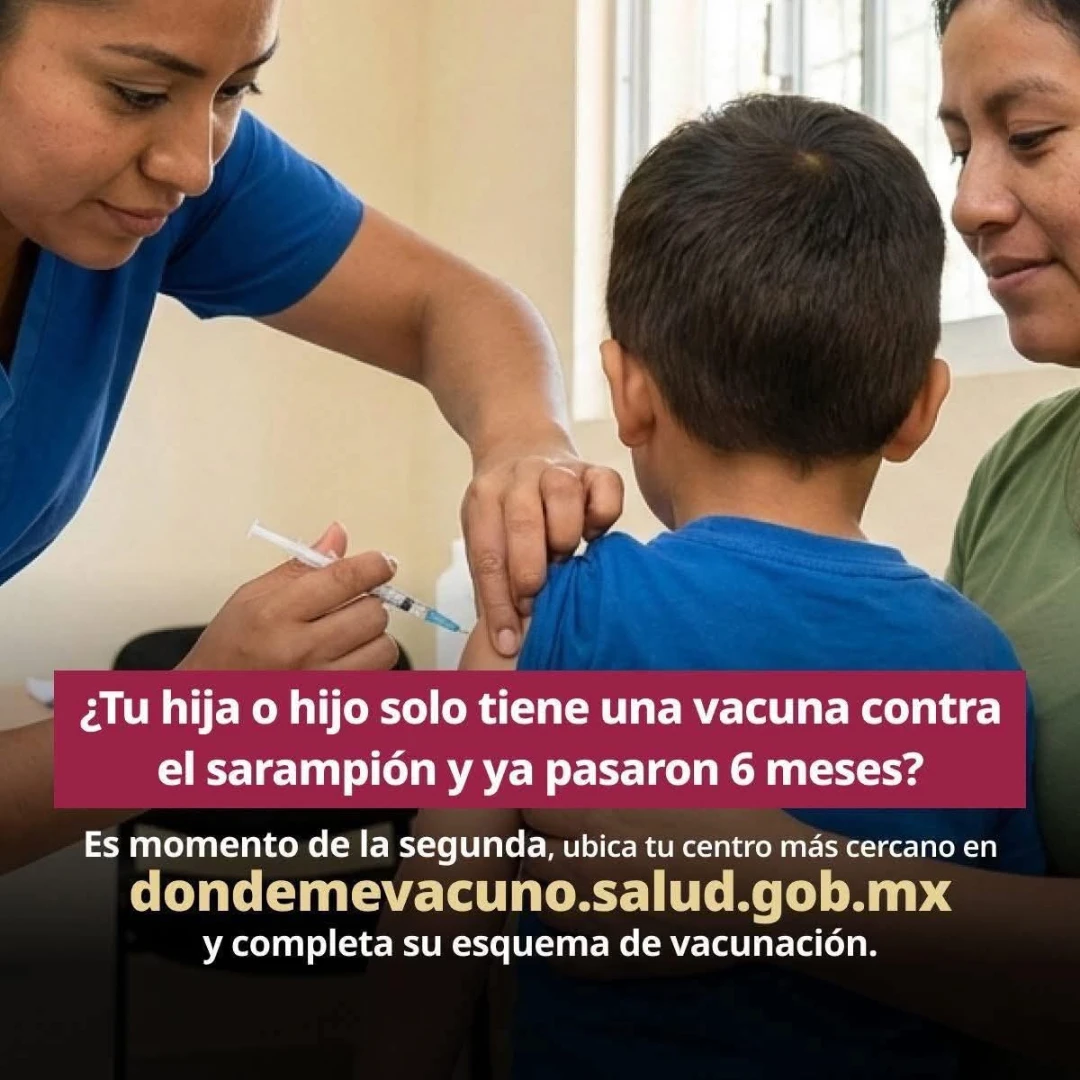 Querétaro intensifica vigilancia y vacunación ante el sarampión