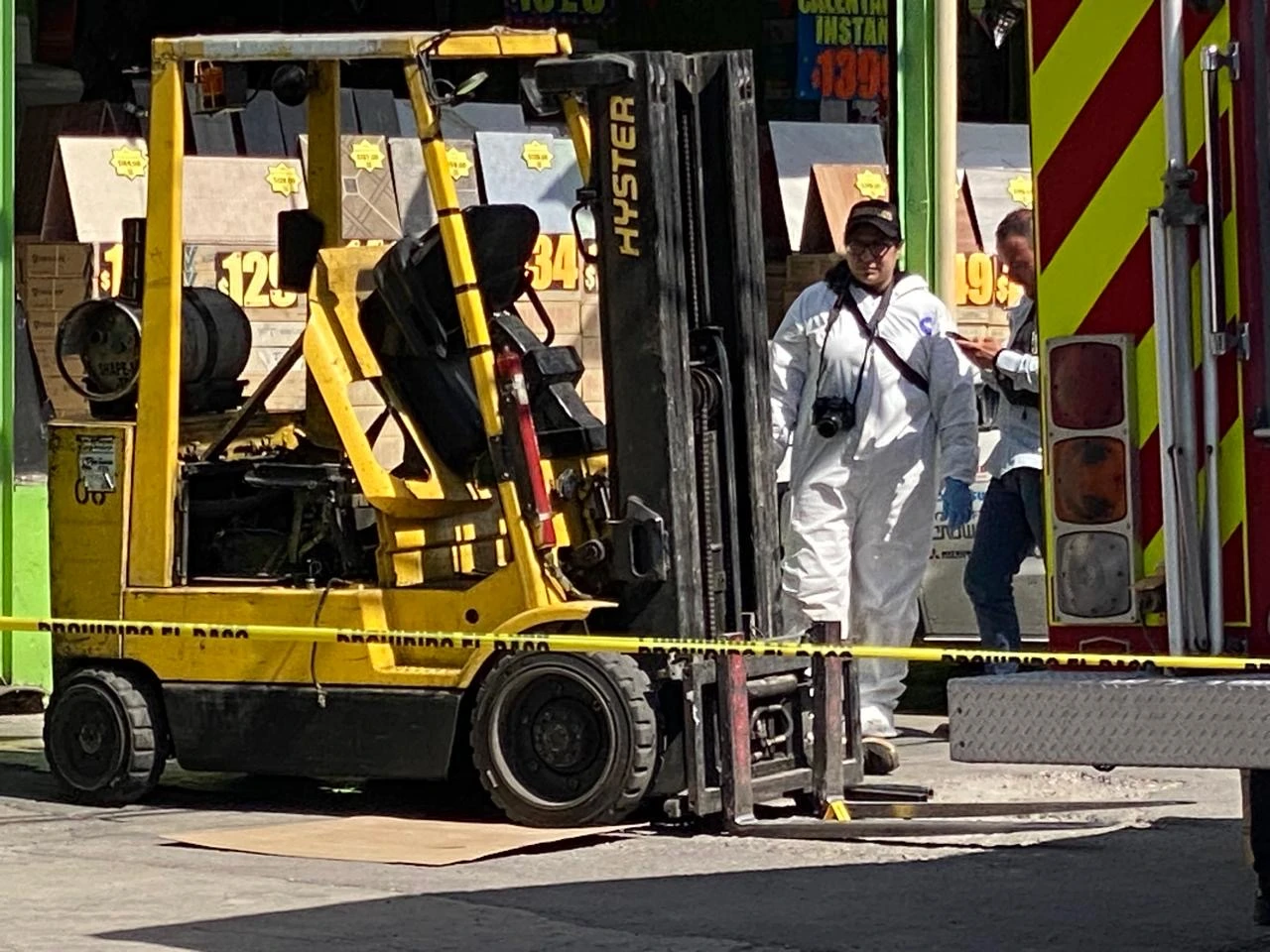 Trágico accidente en Querétaro: mecánico muere aplastado por montacargas en Av. Pasteur