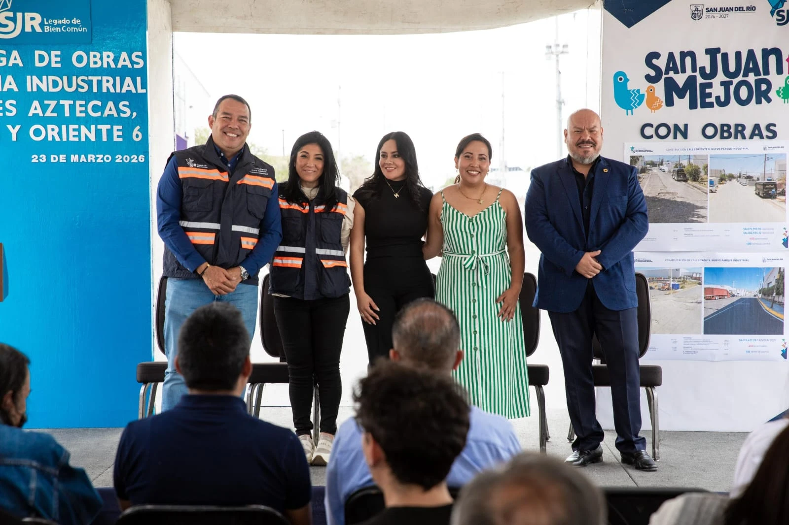 ¡Millonaria inversión impulsa a San Juan del Río! Mejoran calles clave en zona industrial para transformar movilidad y crecimiento