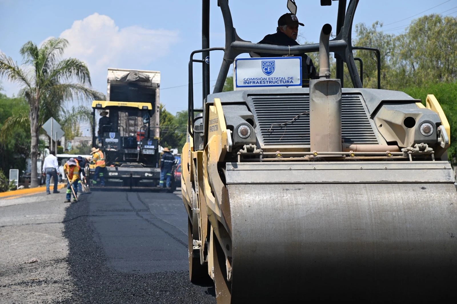 Inicia rehabilitación de la Carretera 200 en Tequisquiapan: CEI renueva tramo urbano