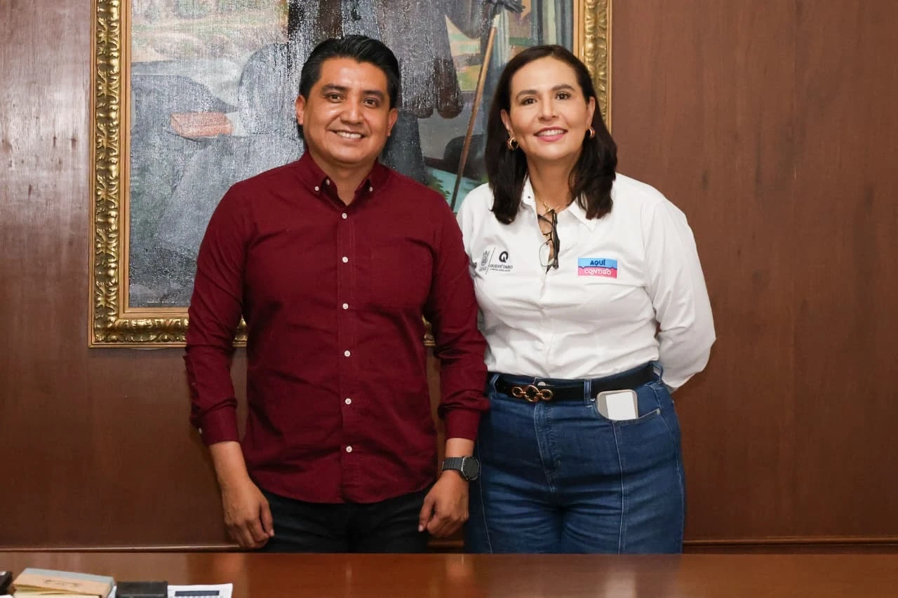 Martha Soto se reúne con el presidente municipal de Ezequiel Montes
