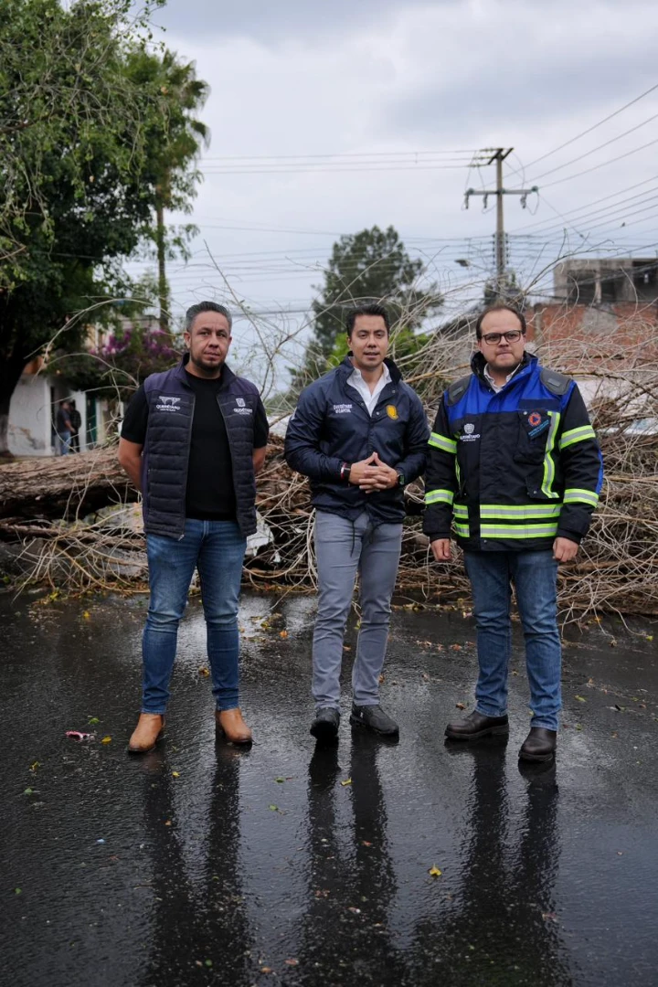 Reporta Felifer Macías saldo blanco tras lluvias intensas en la capital queretana