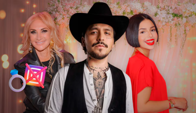¡Vaya enredo! 😬 Christian Nodal invitó a Adela Micha a su boda por la iglesia con Ángela Aguilar, pero ahora ya no se siguen en Instagram.